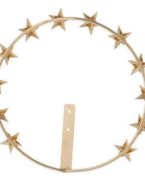 ARO DE METAL DORADO 20cm