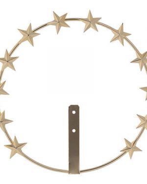 ARO DE METAL DORADO 20cm