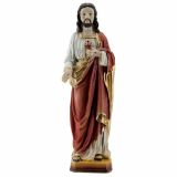 estatua-jesus-sagrado-corazon-detalles-oro-resina-20-cm