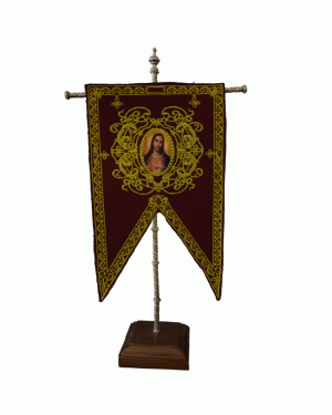 ESTANDARTE CORAZÓN DE JEÚS