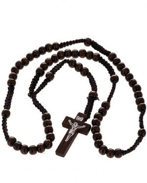 ROSARIO DE MADERA OCURA